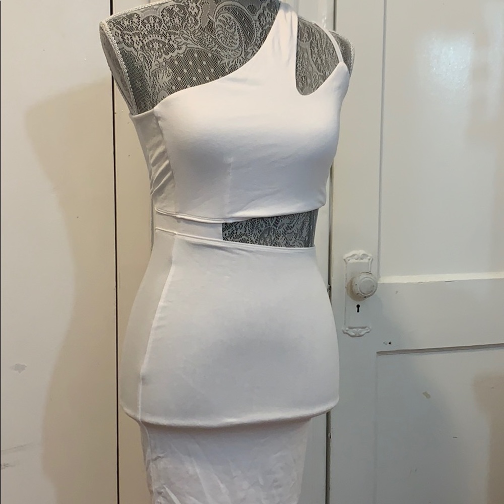 Petite white dress